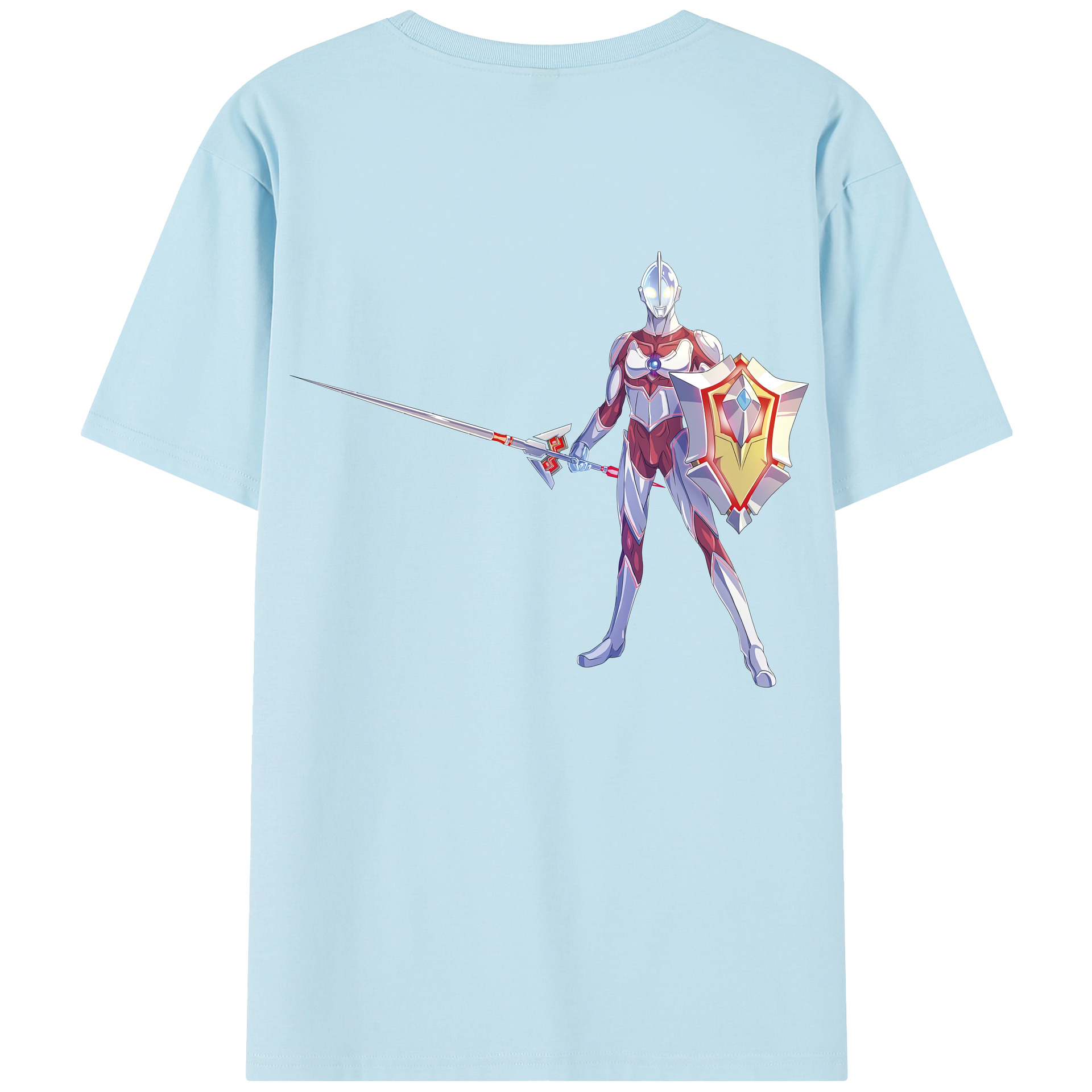 （画像用） ウルトラマン Ultraman 綿100％半袖Tシャツ（背面プリント）